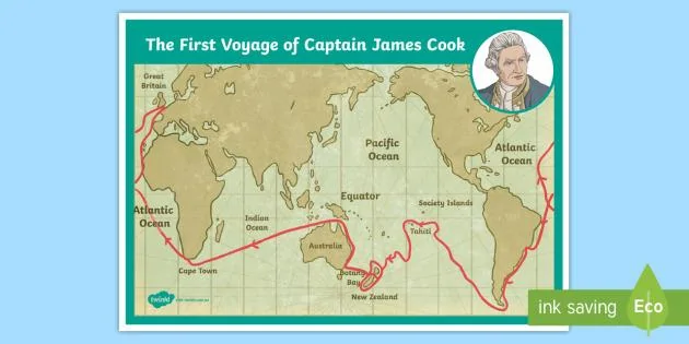 Tesla Model 2 Starship Orbital Test Flight - 4/20 Launch -081-Captain-James-Cook-Explorer-Map-English_ver_3