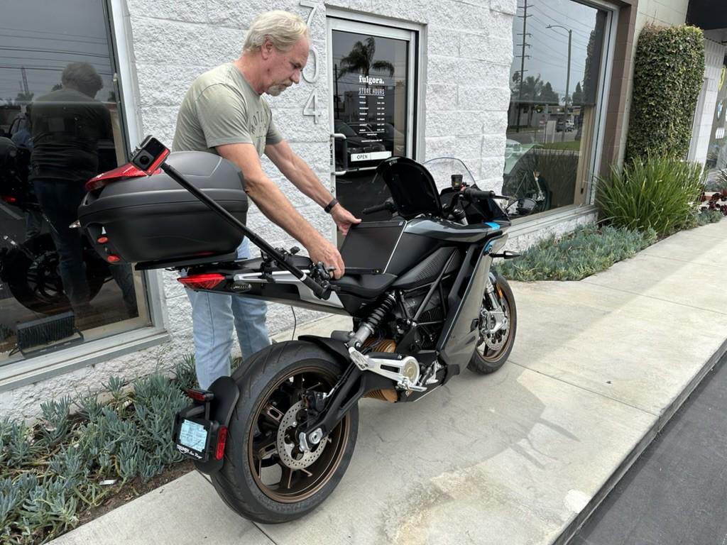 2027 Ram Dakota Pickup Towing my new Zero electric bike with the Tesla 1692924566797