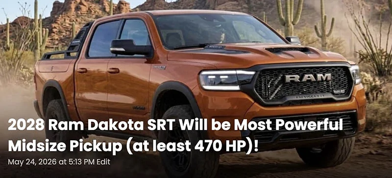 2024 Tacoma New Rival: RAM DAKOTA midsize pickup revealed IMG_1738