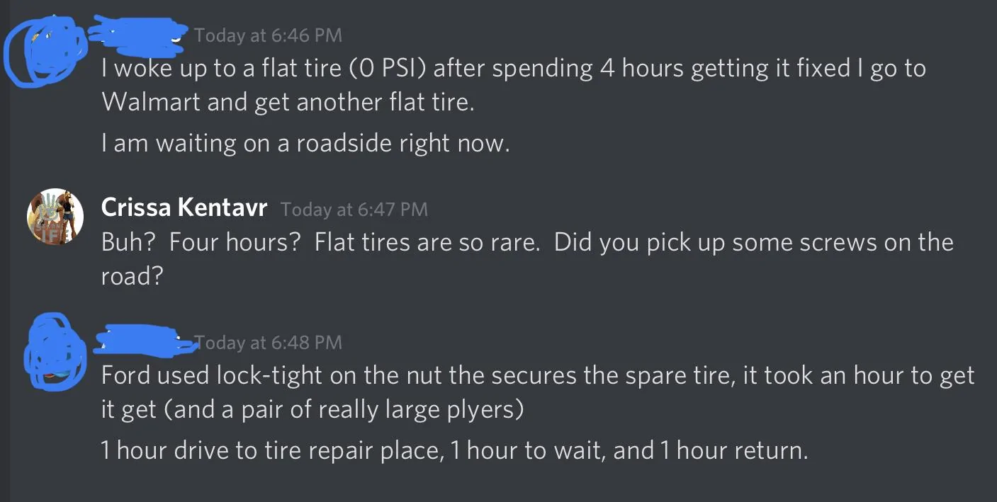 Tesla Model 2 So the Ford has a spare, right? BEEC8C72-5BA9-4B64-AB38-8B0461596058