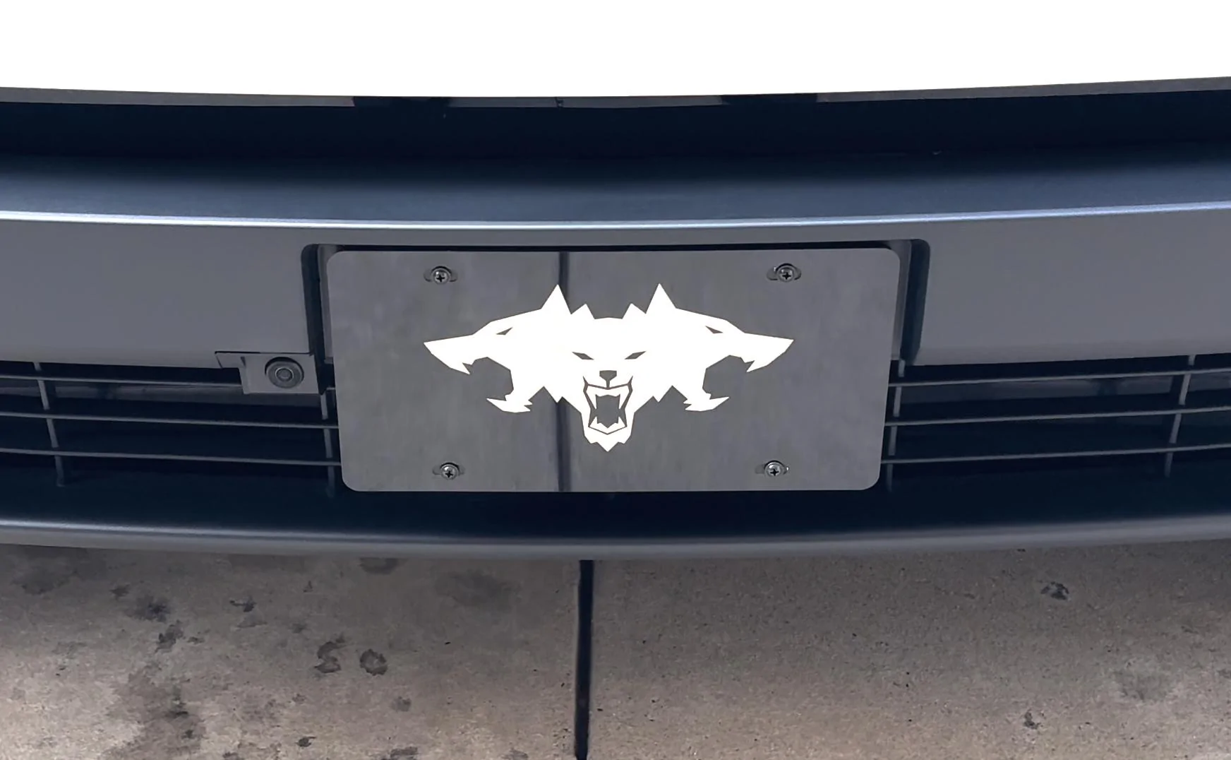 2027 Ram Dakota Pickup ? CYBERBEAST Cerberus Vanity License Plate club-vanity-cyberbeast-front