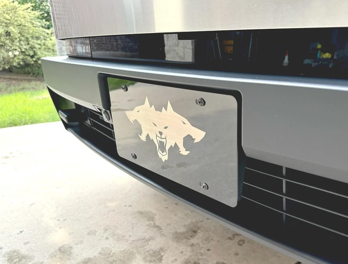 2027 Ram Dakota Pickup ? CYBERBEAST Cerberus Vanity License Plate club-vanity-cyberbeast-right