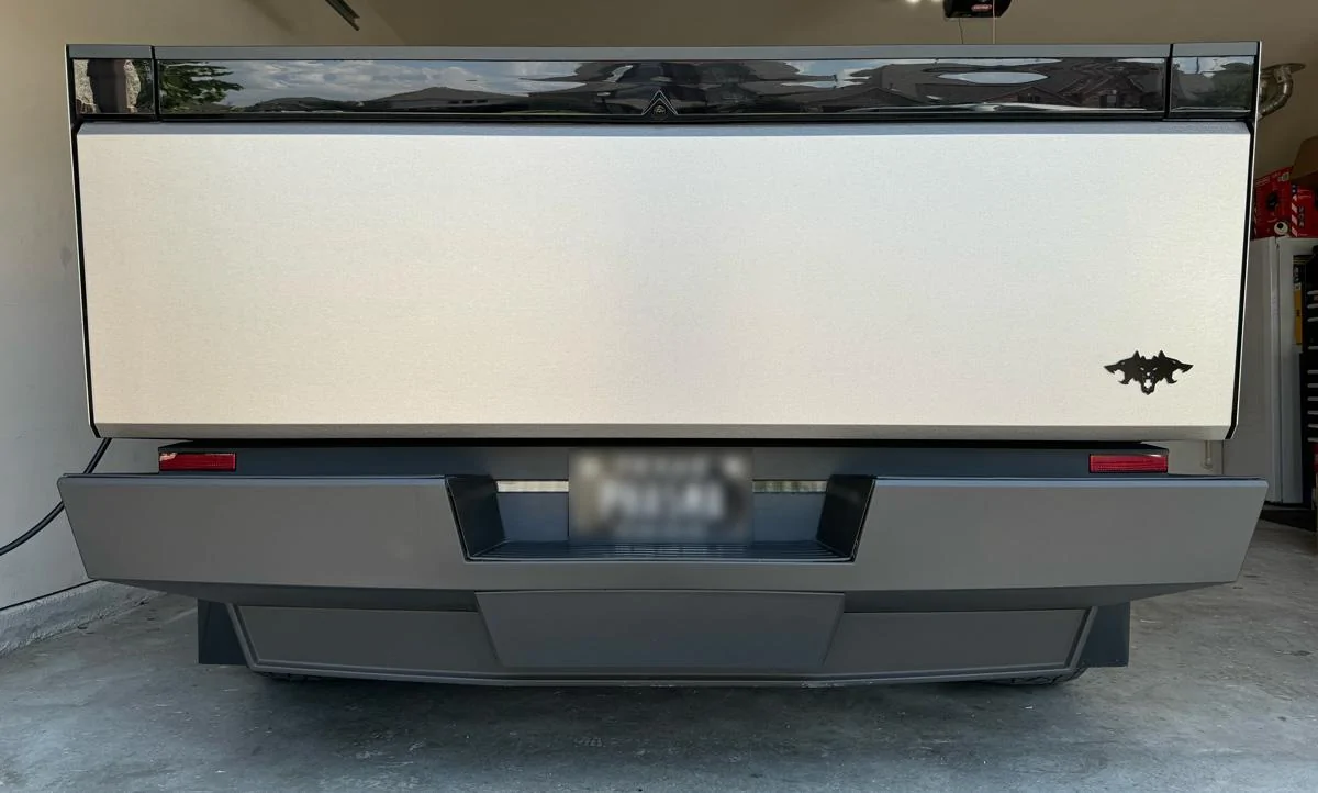 Tesla Model 2 ? Introducing the Cyberbeast 3D Laser-Cut Emblem Badge Gloss Black Acrylic cyberbeast-emblem-gat