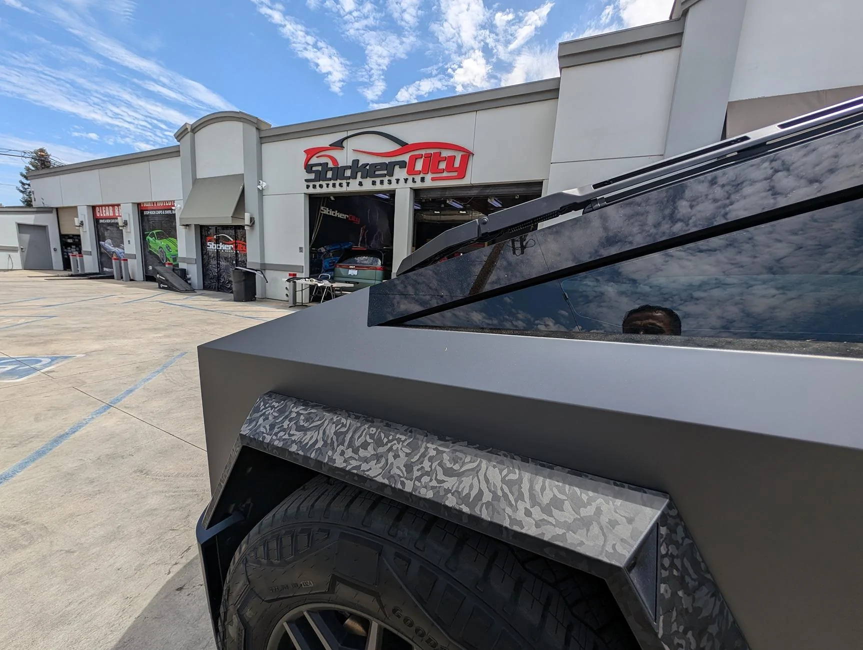 Tesla Model 2 DIY Fender Flare Vinyl Wrap Kits for a Tough Look Upgrade to Your Cybertruck CYBERT~4