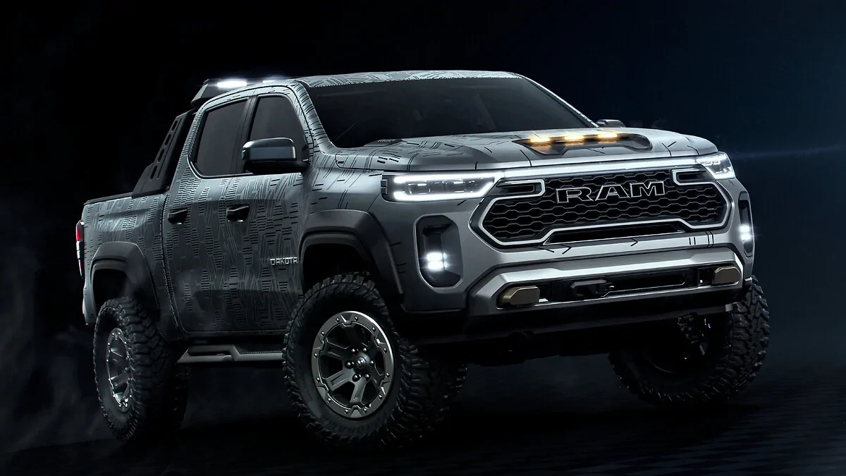 2027 Ram Dakota Pickup Ram Dakota Nightfall Concept revealed dakota-br-3-689e50418b968