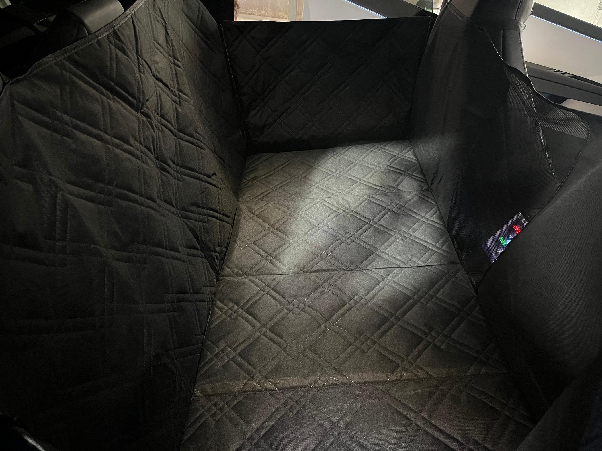 2027 Ram Dakota Pickup ELECFRESH | Product Testing | Cybertruck Backseat Pet Cover Solution IMG_1653