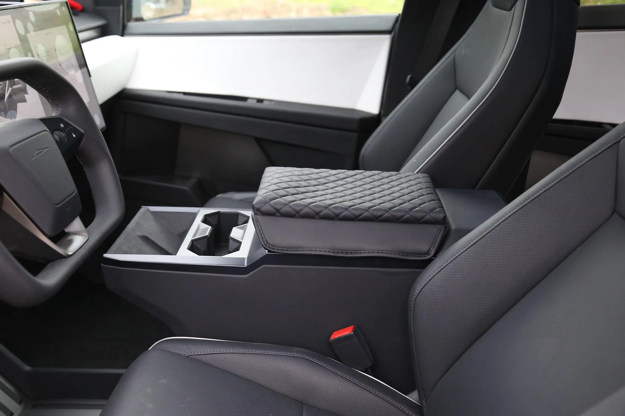 2027 Ram Dakota Pickup ELECFRESH | Product Testing | The Cybertruck Arm Rest Cover Solutions IMG_6042