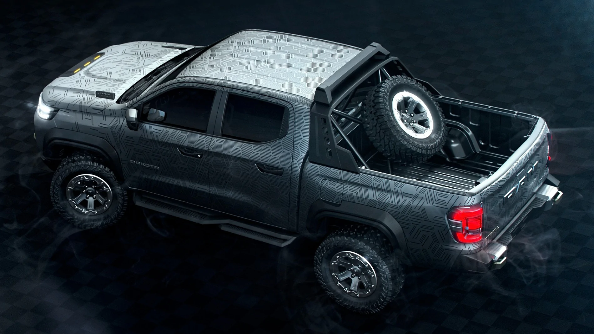 2027 Ram Dakota Pickup Ram Dakota Nightfall Concept revealed NovaRamDakotaNightfallConcept3
