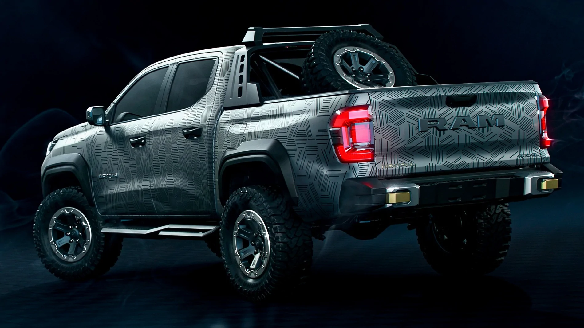 2027 Ram Dakota Pickup Ram Dakota Nightfall Concept revealed NovaRamDakotaNightfallConcept5