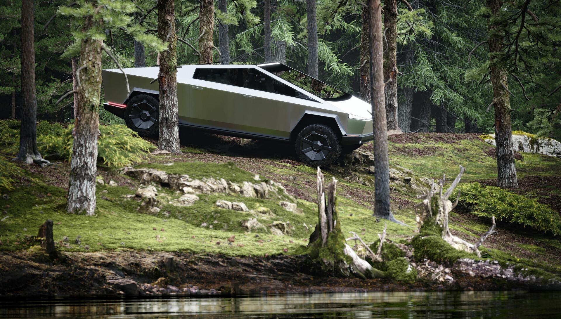 2027 Ram Dakota Pickup Study Finds Greater Greenhouse Gas Reductions For EV Pickup Trucks Than Light-Duty Vehicles threedex-studio-tesla-ct-c1