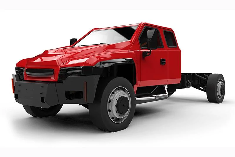 2027 Ram Dakota Pickup Minnesota startup sees a growing niche market for electric work trucks zeus-electric-truck-red-chassis