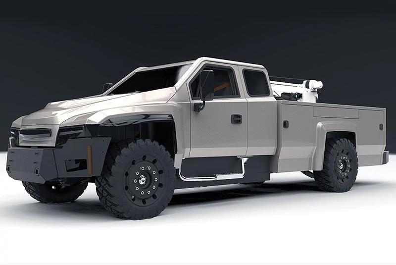 2027 Ram Dakota Pickup Minnesota startup sees a growing niche market for electric work trucks zeus-electric-truck-utility-hoist