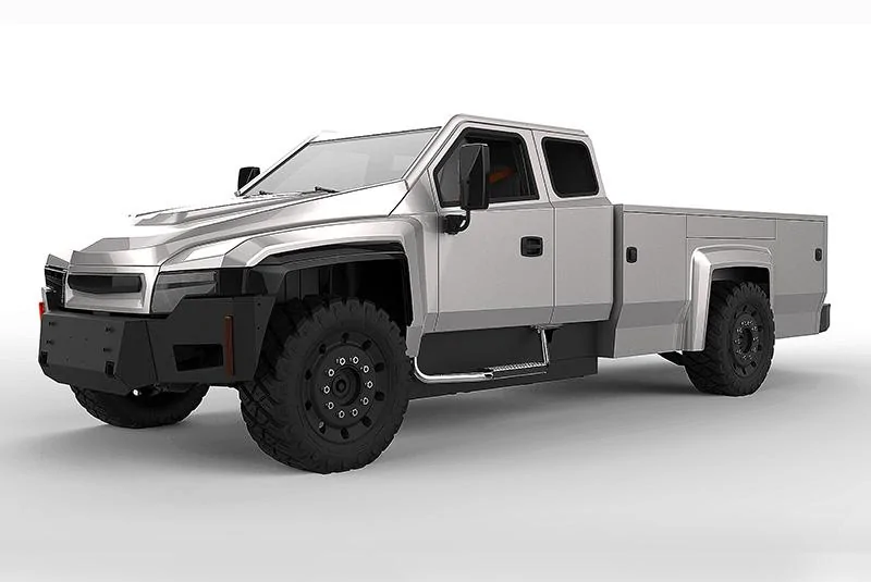 2027 Ram Dakota Pickup Minnesota startup sees a growing niche market for electric work trucks zeus-electric-white-utility